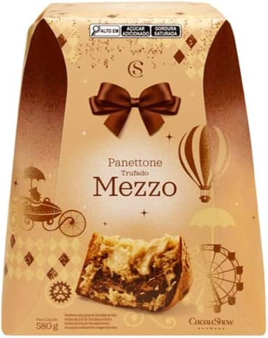 Panetone Trufado Mezzo 580g