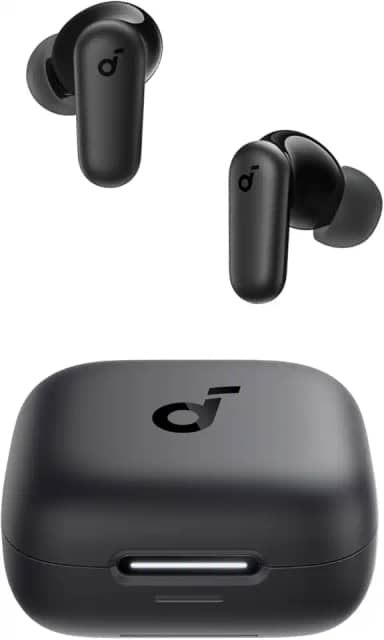 soundcore P30i by Anker, Fones de Ouvido com Cancelamento de Ruído, Graves Poderosos, 45H de Reprodução, Estojo 2-em-1 com Suporte para Celular, IP54, Bluetooth 5.4, Fones Sem Fio