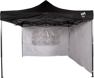 Gazebo Tendas Wild 3x3 Articulado Em Aço 2 Paredes De Lona