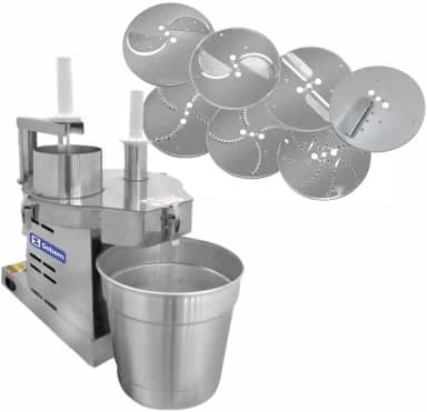 Processador de Alimentos Industrial Profissional para Pizzaria, Restaurante, Supermercado com 7 Discos Sebem