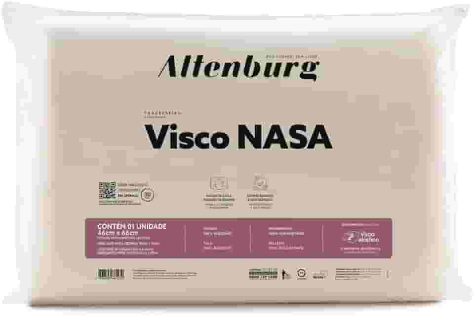 Travesseiro Altenburg Viscoelástico Nasa Marfim Marfim