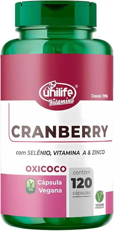 Cranberry 120 cápsulas Unilife