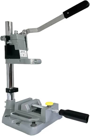 Suporte para Furadeira Ajuste de Altura e Ângulo para Trabalhos para Perfuração Suporte Furadeira 1/2 ou 3/8 B-Max Para Bancada e Mesa