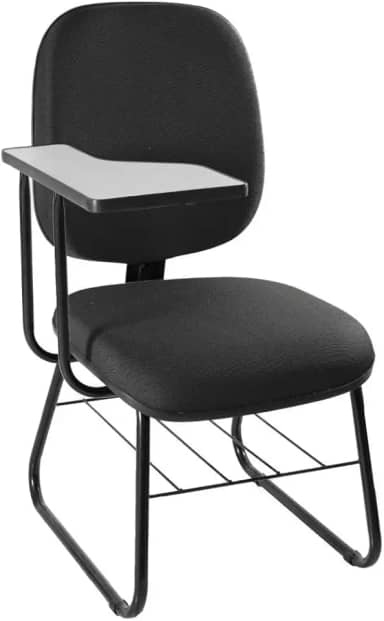 Cadeira Universitária Diretor com Porta Livros Preto