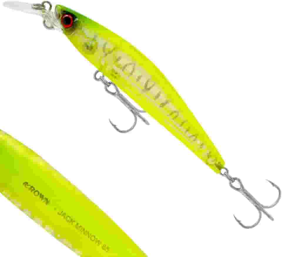 Isca Artificial para Tucunaré Jack Minnow 85 Meia Água (CR41)