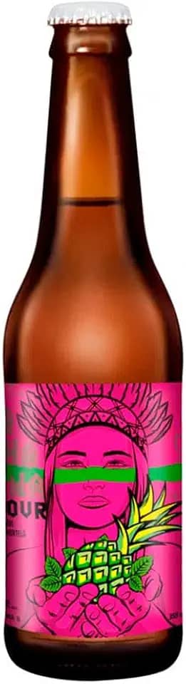 Cerveja Catharina Sour Abacaxi Com Hortelã Dama Bier 355ml