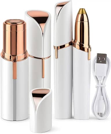 Kit Depilador Facial E Sobrancelha Portátil Feminino Elétrico Depilador Aparador Sobrancelha Depilador Facial