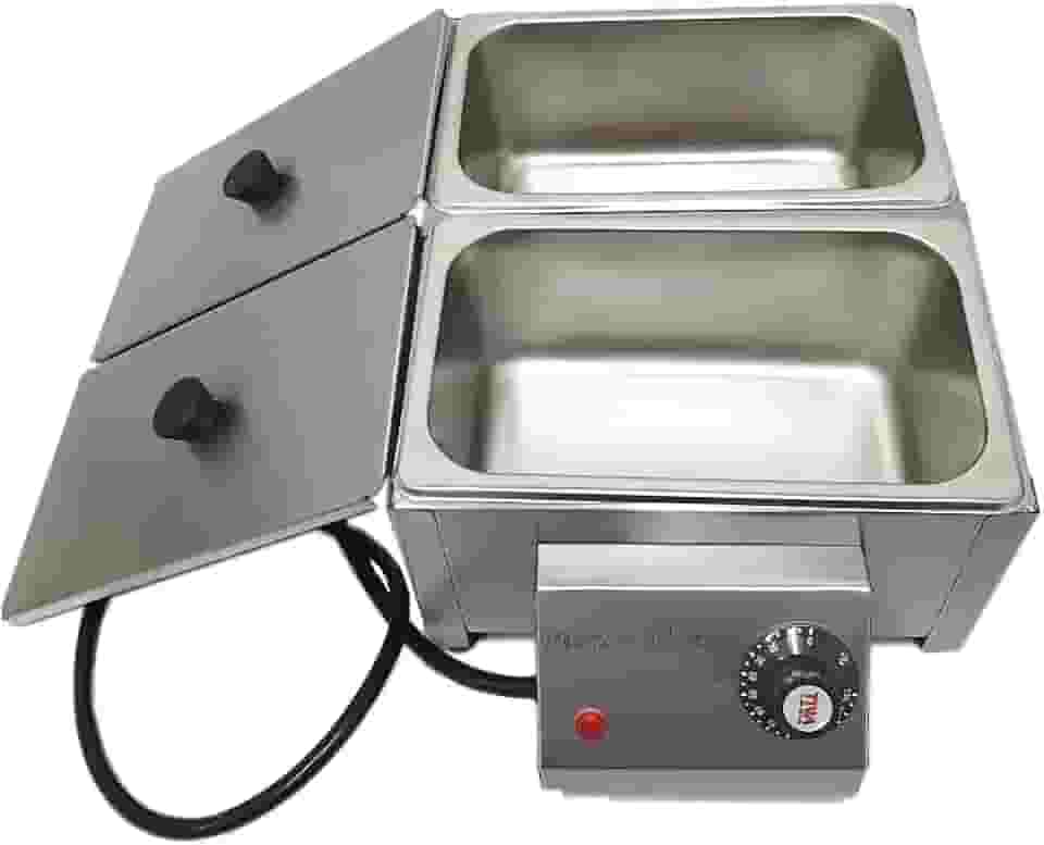 Derretedeira Chocolate Multiuso Inox 2 Cubas 5Kg 1000W 110V