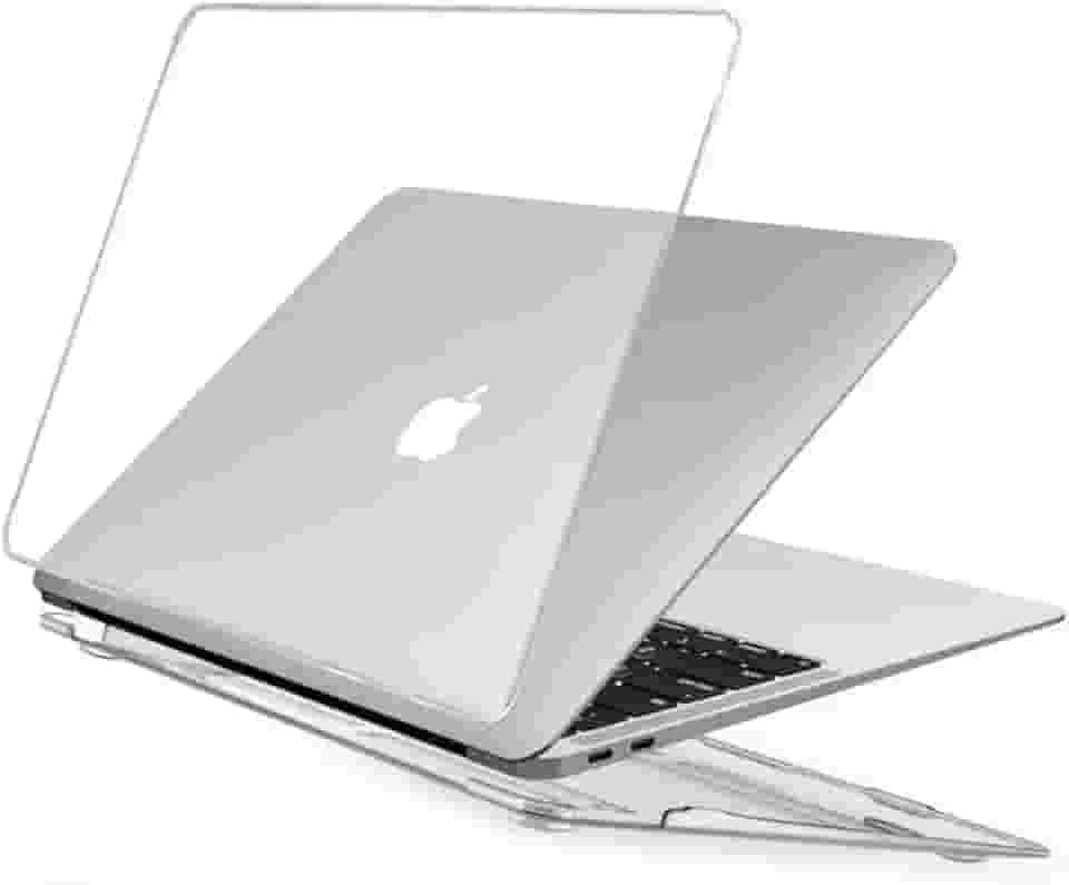 Capa Case para MacBook Air de 13 polegadas, Modelos A2337, A2179, A1932 (Transparente)