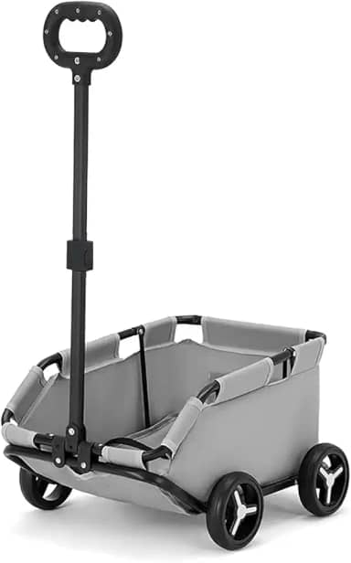 Carrinho Passeio Pet Para Cães/Gatos Dobrável Pequeno Porte Até 7kg Mini09 (Cinza)