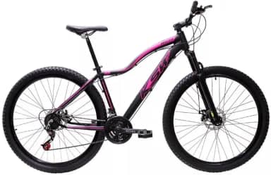 Bicicleta Bike Aro 29 MTB Alumínio KSX E KSW 21V Marchas Index Cabeamento Interno Feminina