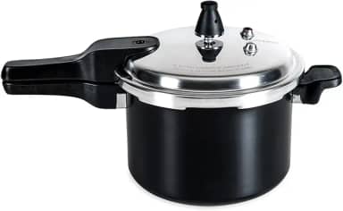 Brinox - Panela de Pressão Ceramic Life Super com Fundo de Indução 4,2L - Preto