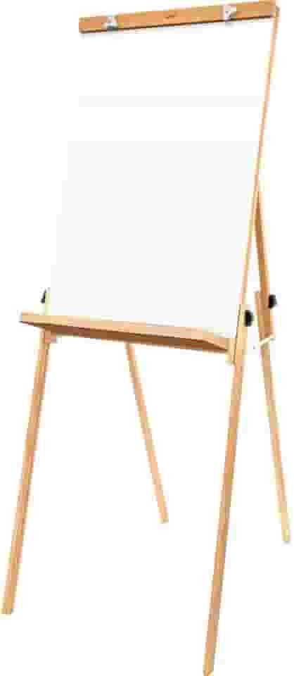 Cavalete Para Flip-Chart Compacto Branco Pinus Luxo - 01 Unidade, Souza, 2510, Multicor