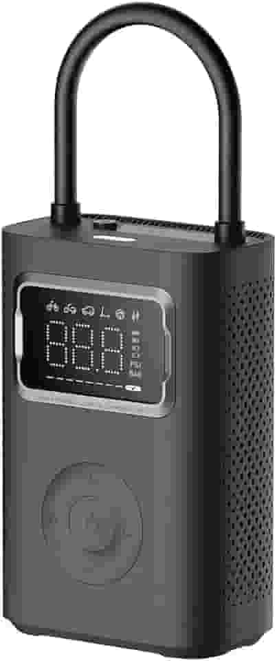 Xiaomi Compressor de Ar Elétrico Portátil (AIR COMPRESSOR 2 PRO) Para Carro, Alta Pressão (10,3 Bar-150 Psi), 6 Modos, 3x Baterias de 2500 mAh, 27 Wh, USB-C, Display Led, Preto. TOP de Linha