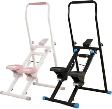 Escalador Vertical Dobrável Pluggei Select com Display LCD Simulador de Caminhada e Corrida Treino Completo em Casa Silencioso, Ajustável e Compacto Queima Calorias e Tonifica Músculos