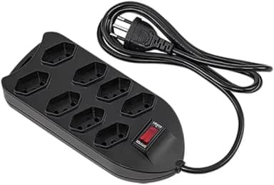 Filtro de Linha com 8 Tomadas EPE 1008+ Preto Intelbras