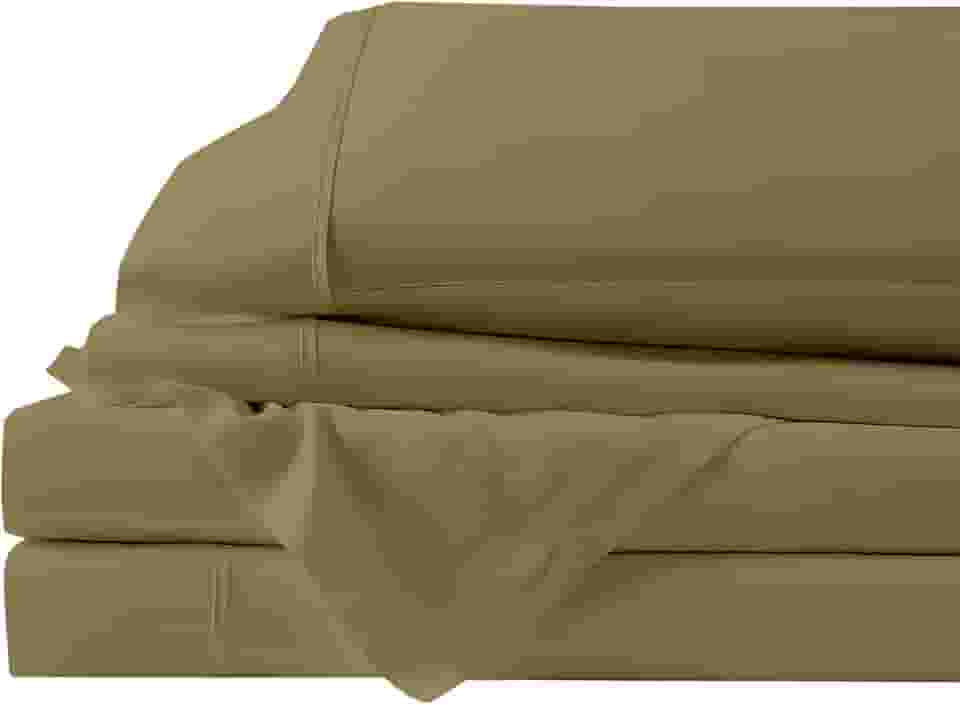 ARlinen Conjuntos de lençóis para trailers (70 x 80), tamanho king, cinza liso até 20 a 25 cm de profundidade para conjunto de lençóis de campismo.