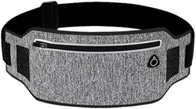 Pochete Esportiva Impermeável Slim Fitness Masculina Feminina Porta Celular Transversal Perfeita Para Corrida Academia Ciclismo Ou Passeios Para Levar Seu Celular Documento e Chaves (Preto)