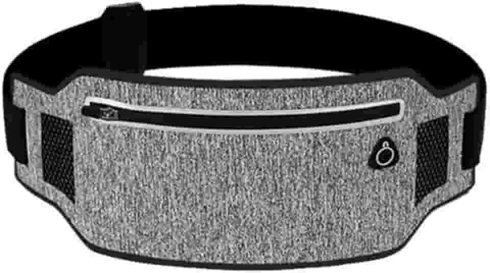 Pochete Esportiva Impermeável Slim Fitness Masculina Feminina Porta Celular Transversal Perfeita Para Corrida Academia Ciclismo Ou Passeios Para Levar Seu Celular Documento e Chaves (Preto)