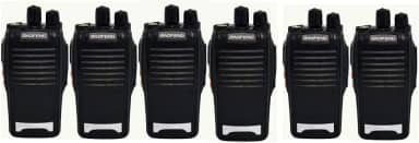 Kit 6 Walkie-talkie Baofeng Radio Comunicador Alto Alcance Bf777s