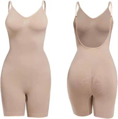 Modelador Macaquinho Cinta Costa Aberta Modela Bumbum Short Usado como Segunda pele