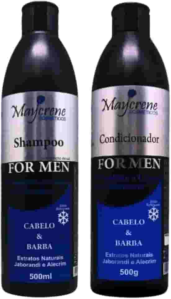 Kit Shampoo + Condicionador For Men Anticaspa Barba E Cabelo Maycrene