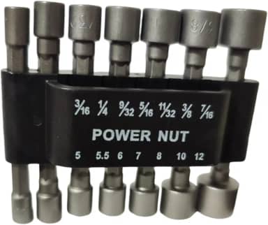 Kit de Soquetes Bits Canhão Sextavado, 14 Peças