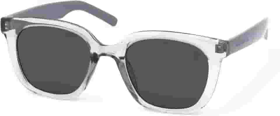 Óculos de Sol Clássico Clean Quadrado Polo London Club, Lente Proteção UV400 kit contém Case Couro ECO