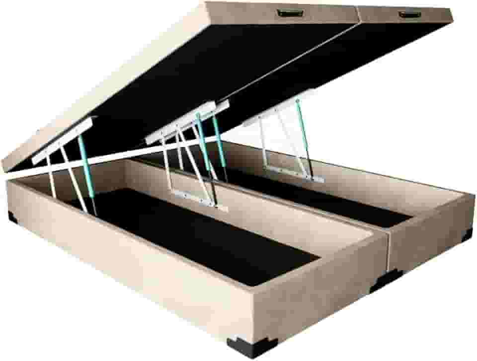 Cama Box Baú Queen Size com 48cm de altura total - Reforçada/Blindada