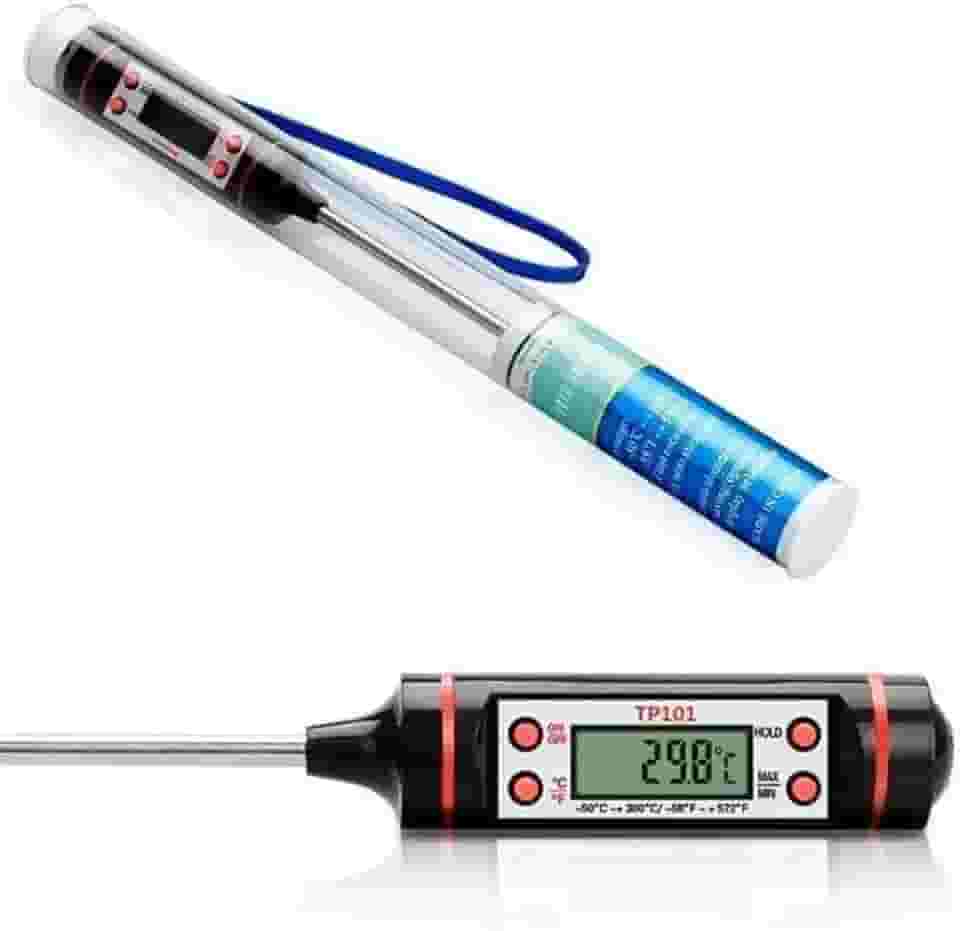 Termômetro Culinário Digital Espeto Alimento Cozinha Carne Churrasco Sobremesa Líquidos