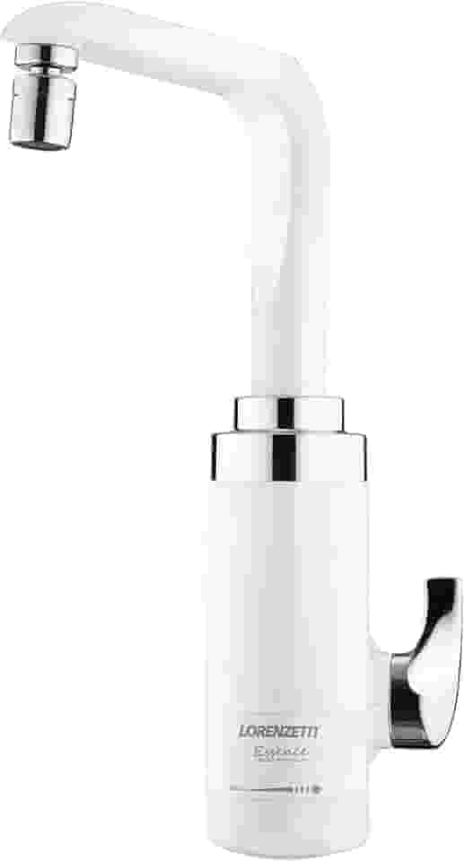 Torneira Elétrica Essence Parede Eletrônica Branco/Cromado 5500W 220V~ Lorenzetti
