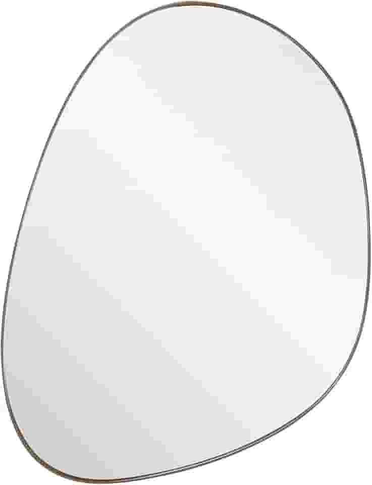 Espelho Orgânico - Couro - 60x80cm (Café)