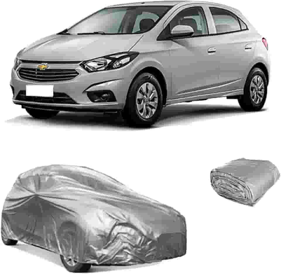 Capa Para Cobrir Carro Onix Hatch Forrada, Impermeável, Anti-U.V. - Protege do Sol, Chuva e Poeira - LOPEZCAR