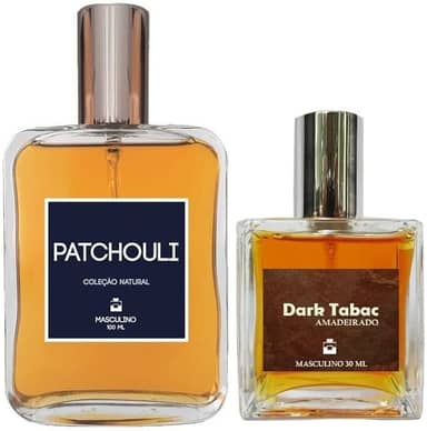 Perfume Masculino Patchouli 100ml + Dark Tabac 30ml Ed Espec
