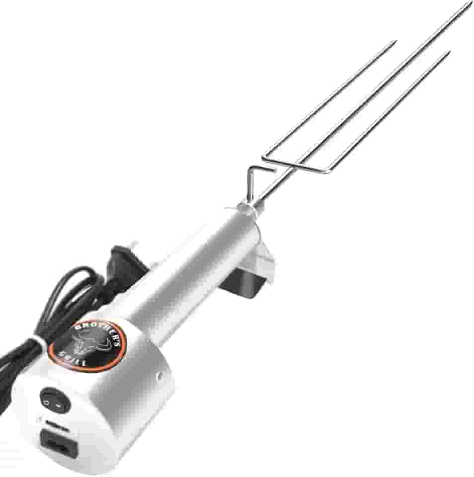 Espeto Giratório Elétrico Master Bivolt BROTHER´S GRILL (Tridente 68 cm, Cabo de Alumínio)