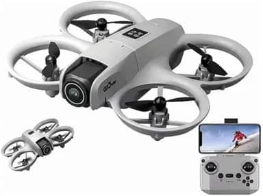Drone com câmera HD para adultos, rolamento 360° inteligente para evitar obstáculos, decolagem/pouso, modo sem cabeça, 1 baterias, drone de controle remoto, mini aeronave portátil, presentes