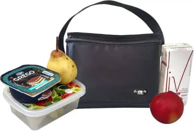 Bolsa Térmica Pequena Preta 2 Litros Para Marmita E Lanches