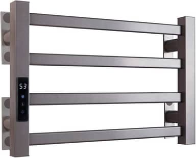 Toalheiro Elétrico 30x45 Térmico com Display Digital e Temporizador 110V (Cinza Escuro)