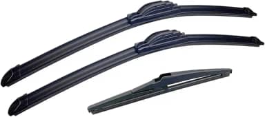 Kit 3 Palheta Limpador Parabrisa Par Dianteiro e Traseiro Durável Reforçada Compatível Com (Polo 2018 á atual)