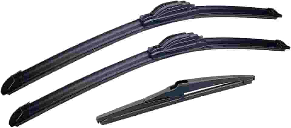 Kit 3 Palheta Limpador Parabrisa Par Dianteiro e Traseiro Durável Reforçada Compatível Com (Polo 2018 á atual)