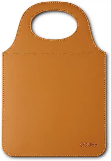 Lixeira Para Carro Couro Ecológico Porta Lixo Universal Premium Couse (Caramelo)