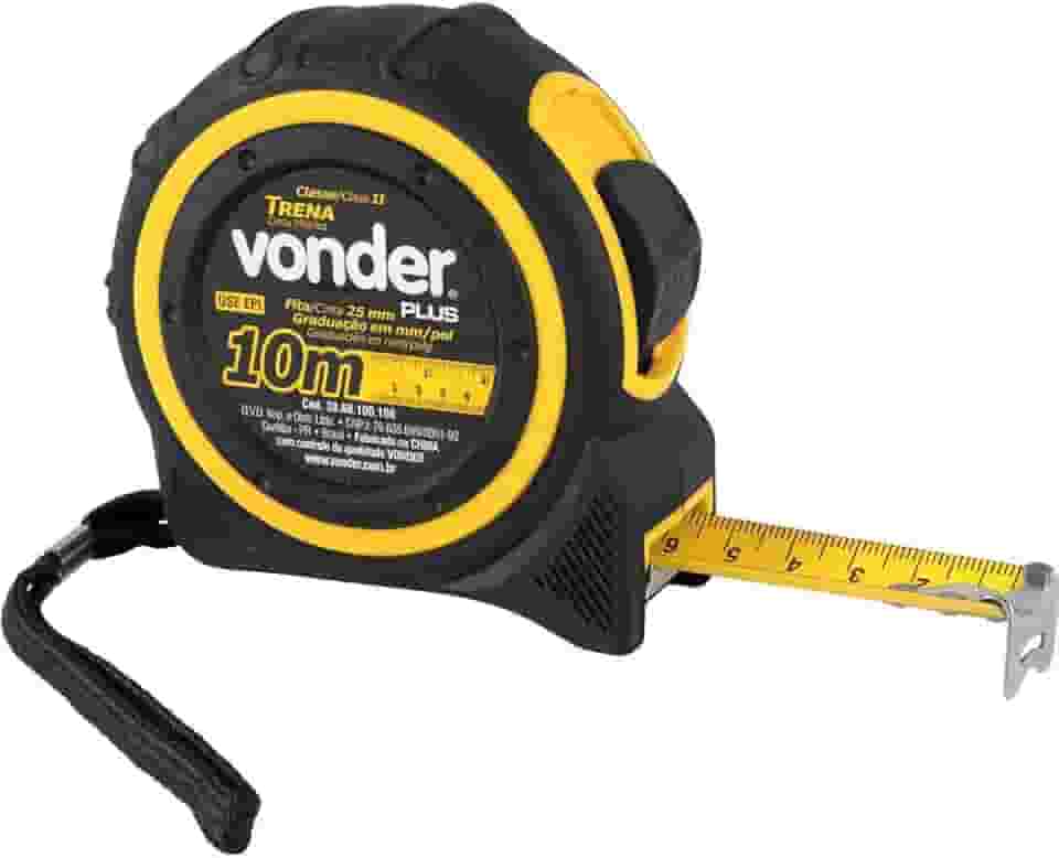 Vonder, Trena Curta De Aço 10 M X 25 Mm Plus.