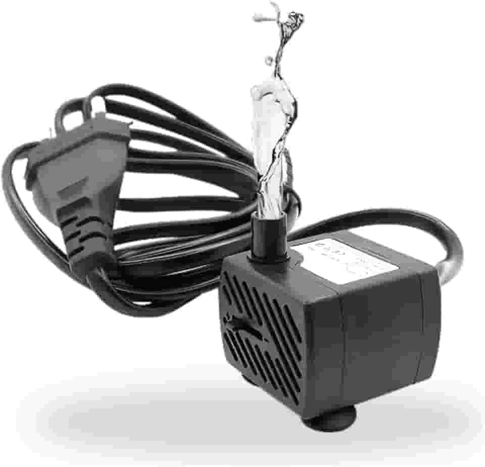 Bomba Submersa para Aquário, Fontes e Bebedouros Pet – Bivolt, 200 L/H, Silenciosa, Econômica e com Elevação de até 60cm