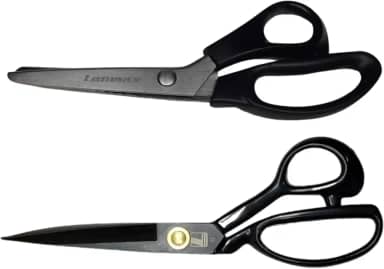 Tesoura de Picotar Zig Zag + Tesoura de Alfaiate 9' Polegadas Artesanato