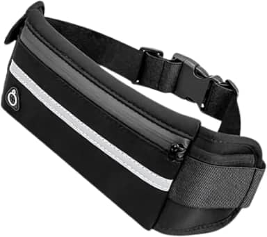 Pochete Slim Fitness Corrida Academia Porta Celular Bike Preta para Corrida de Trilha e Acampamento Masculina Feminina Impermeável Esportiva By AUDIOVOICER