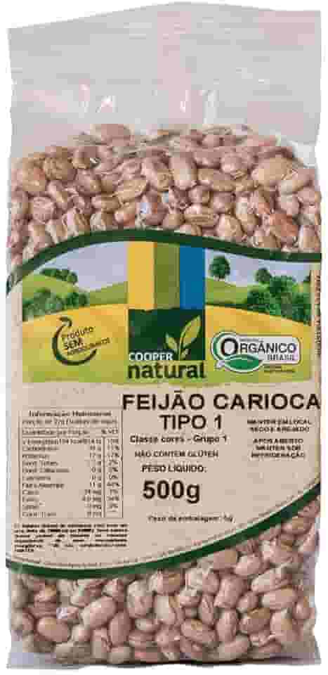 Feijão Carioca Orgânico 500g - Coopernatural