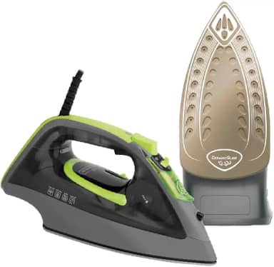 Ferro a Vapor Arno Smartgliss com Base Cerâmica, Tecnologia Smart, Desligamento Automático e Modo Economia de Energia, 1520W, Verde e Cinza, FSC1 110V