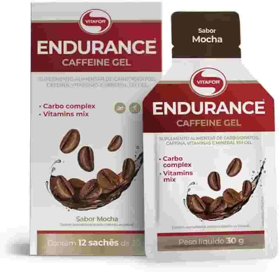 Endurance Energy Gel Mocha Caixa 12 Saches 30g Vitafor