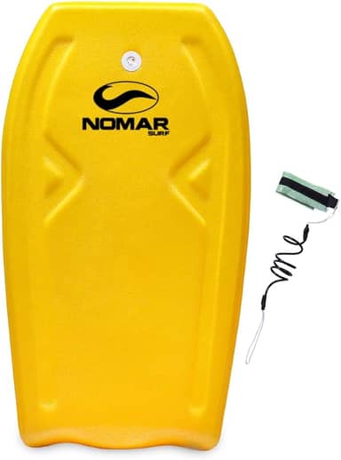 Prancha De Bodyboard Modelo Junior Amarela 87cm Nomar Surf