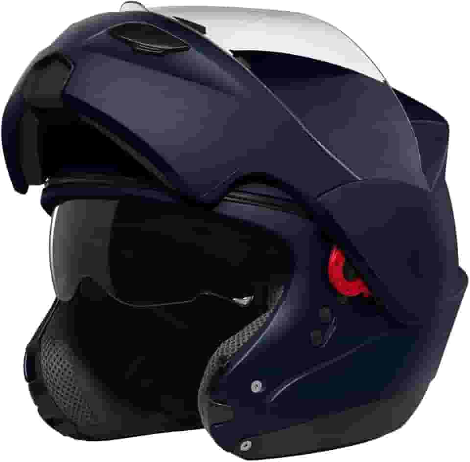 CAPACETE ESCAMOTEÁVEL PRO TORK ATTACK ELITE BRILHANTE AZUL ESCURO TAM. 60